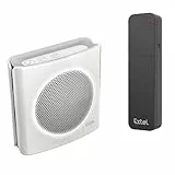 EXTEL DiBi More, extension de sonnette universelle sans fil, portée jusqu'à 200 m, extensible, information lorsque la batterie est faible, mode silencieux, sonnerie personnalisable, 6 sonneries
