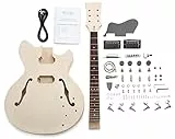 Kit DIY Rocktile HB Guitare Électrique - Kit 'Do-it-yourself' Style HB - Corps : Paulownia - Manche : Érable collé - Touche : Blackwood