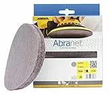 Mirka Abranet Disques abrasifs en filet Ø 150mm autoagrippant/Grain P180 / 10 pcs/Convient à toutes les ponceuses excentriques 150mm / pour poncer le bois, le mastic, la peinture