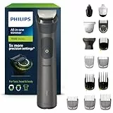 Philips Multigroom Series 7000 - Tondeuse tout-en-un équipée de 15 sabots pour le visage, la tête et le corps, et 26 hauteurs de coupe (de 0,5 à 20 mm) pour une précision ultime (modèle MG7950/15)