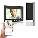 EXTEL Visiophone filaire connecté Extel Connect 2 ultra plat facile a installer connecté smartphone ou depuis votre moniteur 7' tactile vision nocturne wifi