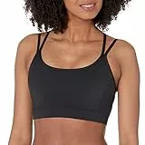 Amazon Essentials Gorge de Sport Active Sculpt à Bretelles Croisées, Soutien Léger Femme, Noir, M