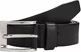 Tommy Hilfiger Ceinture Homme New Aly Belt Ceinture Cuir, Noir (Black), 95