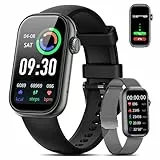LIGE Montre connectée pour homme/Deman avec fonction téléphone, écran tactile HD 1,47', montre de sport 300 mAh, étanche IP68, 120 modes sportifs, suivi d'activité avec fréquence cardiaque/SpO2