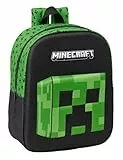 MINECRAFT 3D - Sac à dos de crèche 3D, adaptable au chariot, nettoyage facile, idéal pour les enfants de différents âges, confortable et polyvalent, qualité et résistance, 22 x 10 x 27 cm, multicolore