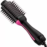 Mise à jour Brosse Soufflante 4 en 1 Brosse Chauffante Brushing Brosse rotative à air chaud, Brosse Coiffante pour Sécher Lisser Volume