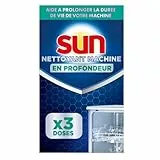 SUN - Nettoyant Lave-Vaisselle Classique - 3 Doses - nettoie en profondeur - aide à prolonger la durée de vie de votre machine
