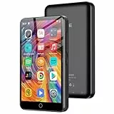 Lecteur MP3 80 Go avec Bluetooth et WiFi, écran Tactile 4 Pouces Lecteur MP3 pour Enfants Haut-Parleur intégré, Lecteur MP4 avec Spotify, Audible, Amazon Music, Deezer, Pandora, Radio FM, jusqu'à 1To