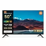 Xiaomi TV F 50, 127 cm (50 Pouces), 4K UHD, Smart TV, Fire TV, Contrôle Vocal Alexa, HDR10, MEMC, Mode Game Boost 120Hz, 2Go+32Go, Compatible avec AirPlay