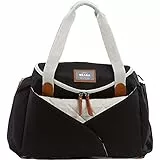 BÉABA, Sac à Langer Sydney II, Modulable, Grande contenance, Rangements multiples, Grand espace à langer cocoon, Pochette repas isotherme, Système attache poussettes, Anses transport, Noir