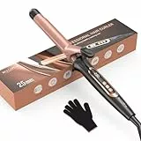 BESTOPE MIX 25mm Boucleur à Cheveux Multi-Températures pour Grosses Boucles, Fer à Boucler à Chauffe Rapide avec Réglage Précis de la Température Tous les Cinq Degrés