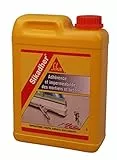 SIKA - Additif d'adhérence et d'imperméabilité pour mortiers et bétons - Sikadher Blanc - Limite les risques de fissuration et augmente les résistances mécaniques - Améliore la dureté de surface - 2L
