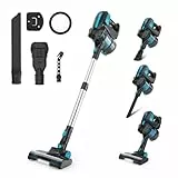 Compatible avec l'aspirateur balai sans fil INSE V770 20 kPa, jusqu'à 45 minutes d'autonomie, conception sans fil 6 en 1, aspirateurs à main, appareils électroménagers(V770 Blue)
