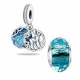 HappyStar Charme Argent Sterling 925 Femmes Perles Charm,Compatible PourPandora & Européen les bracelets et les colliers Charms de,Perles d'espacement gratuites