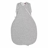 Tommee Tippee Gigoteuse d'Emmaillotage Snuggle, Été, Le Grobag Original, 0-4m, 51-62cm, 1.0 Tog, Gris Chiné, 491535