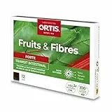 Ortis fruits & fibres forte transit intestinal 12 cubes à mâcher