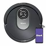 Shark AI Robot aspirateur, cartographie intelligente, planification, ramassage des poils d'animaux, navigation logique, noir/argent (RV2001), tapis