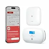 X-Sense Détecteur de Monoxyde de Carbone Connecté, Détecteur de CO avec SBS50 Station de Base, Compatible avec l'Appli X-Sense Home Security, XC0C-MR11