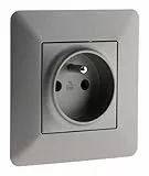 Prise 2P+T 16A Titanium - Artezo - Zenitech