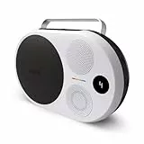 Polaroid Lecteur de Musique P4 (Noir) – Haut-Parleur Bluetooth sans Fil Rechargeable avec Double appariement stéréo