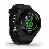 Garmin Forerunner 55 - Montre GPS Multi-activités Running avec Fonctions d’Entrainement Coach et Cardio au Poignet – Noire