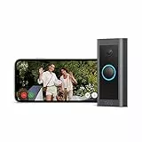 Ring Sonnette vidéo filaire (Video Doorbell Wired) | Sonnette connectée avec caméra vidéo HD, visiophone extérieur étanche, détection de mouvements, raccordée | Essai Ring Home gratuit 30 j.