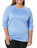 Amazon Essentials Combinaison de Bain Manches Longues Femme, Bleu Clair, 42