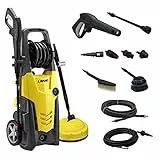 Lavor Nettoyeur Haute Pression Planet 170 Extra avec Brosse Fixe, Brosse Rotative, Accessoire pour Nettoyage Sols, Flexible Déboucheur 6m. Puissance 170 Bar Max, Débit 510 l/h Max, Moteur 2500W