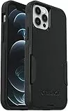 Otterbox Commuter Coque pour iPhone 12/iPhone 12 Pro, Antichoc, Anti-Chute, Protection, supporte 3 x Plus de Chutes Que la Norme Militaire, antimicrobien, Noir