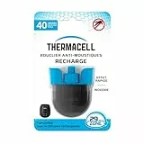 THERMACELL Recharge Liquide Anti Moustiques et Moustiques Tigres - Protection Efficace 29m² - Compatible avec Boucliers - Durée 40h - Inodore