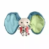 Fisher-Price Jouet Éveil Tembo Peluche Mon Doudou Eléphant Pour Poussette, 90% Plastiques Recyclés Post-Consommation, Emballage Certifié Fsc, Jouet Bébé, A Partir De 3 Mois, HKD63