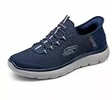 Skechers Summits High Range Baskets Homme, Navy Mesh Trim, 40 EU