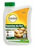 SOLABIOL Insectes Du Sol - 1,1 kg - Jusqu'à 229m² - Granulés A Epandre - Dosage Facile - Taupins et Mouches De La Carottes - Utilisable En Agriculture Biologique SOSOL11N