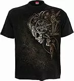 Spiral Diesel Punk Homme T-Shirt Manches Courtes Noir XL 100% Coton Regular/Coupe Standard
