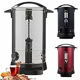 Bouilloire à vin chaud 950 W | Distributeur de boissons chaudes | 6,8 L | avec bac de récupération, thermostat et protection contre la surchauffe | réglage de la température de 30 à 110°C