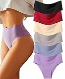 BeReady Culotte Gainante Femme Ventre Plat Invisible Culotte sans Couture Femme Taille Haute Slips sous-vêtements pour Femmes Lot de 6 S-XXL
