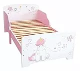 Fun House 713044 Licorne Lit pour Enfant, Blanc, à partir de 3 ans