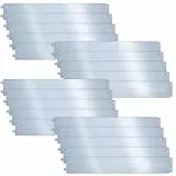 VOUNOT Bordure de Jardin Gazon en Acier Galvanisé 20 mètres Bordure de Séparation Résistante Clôture Flexible de Pelouse Epaisseur 0.7mm 18 * 100cm 20pcs pour Jardin Plantes Potager