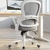 TRALT Chaise de bureau ergonomique – Chaise de bureau confortable avec soutien dorsal, chaise de bureau à domicile, chaise d'ordinateur, siège large de 150 kg, chaise de bureau grande et haute pour