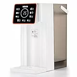 VEVOR Distributeur d'eau Chaude Instantanée de Comptoir, Fontaine à Eau Chaude avec Réservoir Amovible de 3 L, 6 Températures Réglables et 8 Volumes, Chauffage Rapide avec Écran Tactile, pour Maison