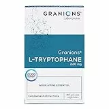 GRANIONS L-Tryptophane | Complement alimentaire serotonine | L-Tryptophane 220mg avec Vitamine B6 + Magnésium | Régulation de l'humeur et du sommeil, coupe faim | Made in France | 60 gélules