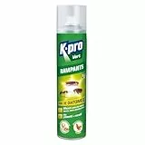 K.PRO Spray Terre de Diatomee - Élimine les Insectes Rampants - Punaises de lit, fourmis, puces, cafards...Effect Préventif et Curatif- Aérosol 400ML