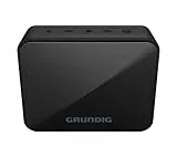 GRUNDIG, Enceinte Portable Bluetooth 5,0 Splashproof IPX5-3,5WRMS, Mains Libres, 20h autonomie, Entrée auxiliaire, Passives, Possibilité d'associer 2 Enceintes pour Stéréo, Noir