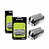 Tête De Rechange 32S Avec Grille Et Lame, Compatible Avec Les Rasoirs Braun Series 3 (3000s, 3010s, 3040s, 3050cc, 3070cc, 3080s, 3090cc)(2pcs 32S)