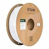 eSUN PLA Filament 1.75mm, Modifié Imprimante 3D Filament PLA, Précision Dimensionnelle +/- 0.03mm, 1KG Bobine (2.2 LBS) Filament d'Impression 3D pour Imprimante 3D, Blanc Froid