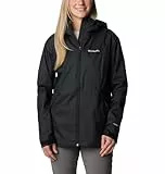 Columbia Inner Limits Jacket, Veste De Pluie Imperméable Femme, Black, Taille M