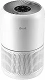 LEVOIT Purificateur d'Air Masion avec HEPA Filtre, CADR 187m³/h, 360° Purifier, 24dB Mode Veille, 100%Sans Ozone, avec 3 Vitesses, Minuterie, Capturer la Fumée Pollen Poussière Core 300