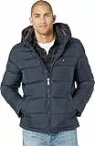 Tommy Hilfiger Doudoune à Capuche Manteau d'extérieur en Duvet Alternatif, Midnight, S Homme