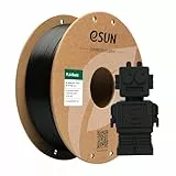 eSUN PLA Filament 1.75mm, PLA Basic Précision Dimensionnelle +/- 0.05mm, Bobine de 1KG (2.2 LBS) Filament PLA Rapide pour 3D Imprimantes,Noir