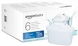 Amazon Basics Cartouches filtrantes, compatibles avec toutes les actuelles BRITA y compris les carafes Perfect Fit, 6 unité, lot de 1
